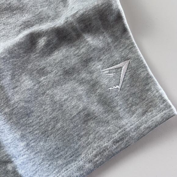 Gymshark Sweat Shorts Womens XS Elastic Waist Pockets Workout Training Gray - Picture 6 of 10